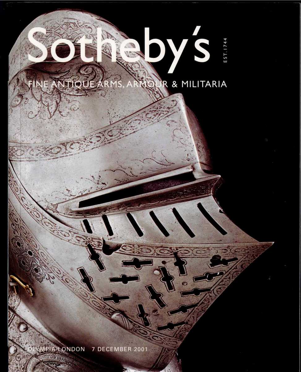 SOTHEBY'S FINE ANTIQUE ARMS, ARMOUR & MILITARIA - OLYMPIA, LONDON 7 DECEMBER 2001 (AUCTION CATALOGUE)