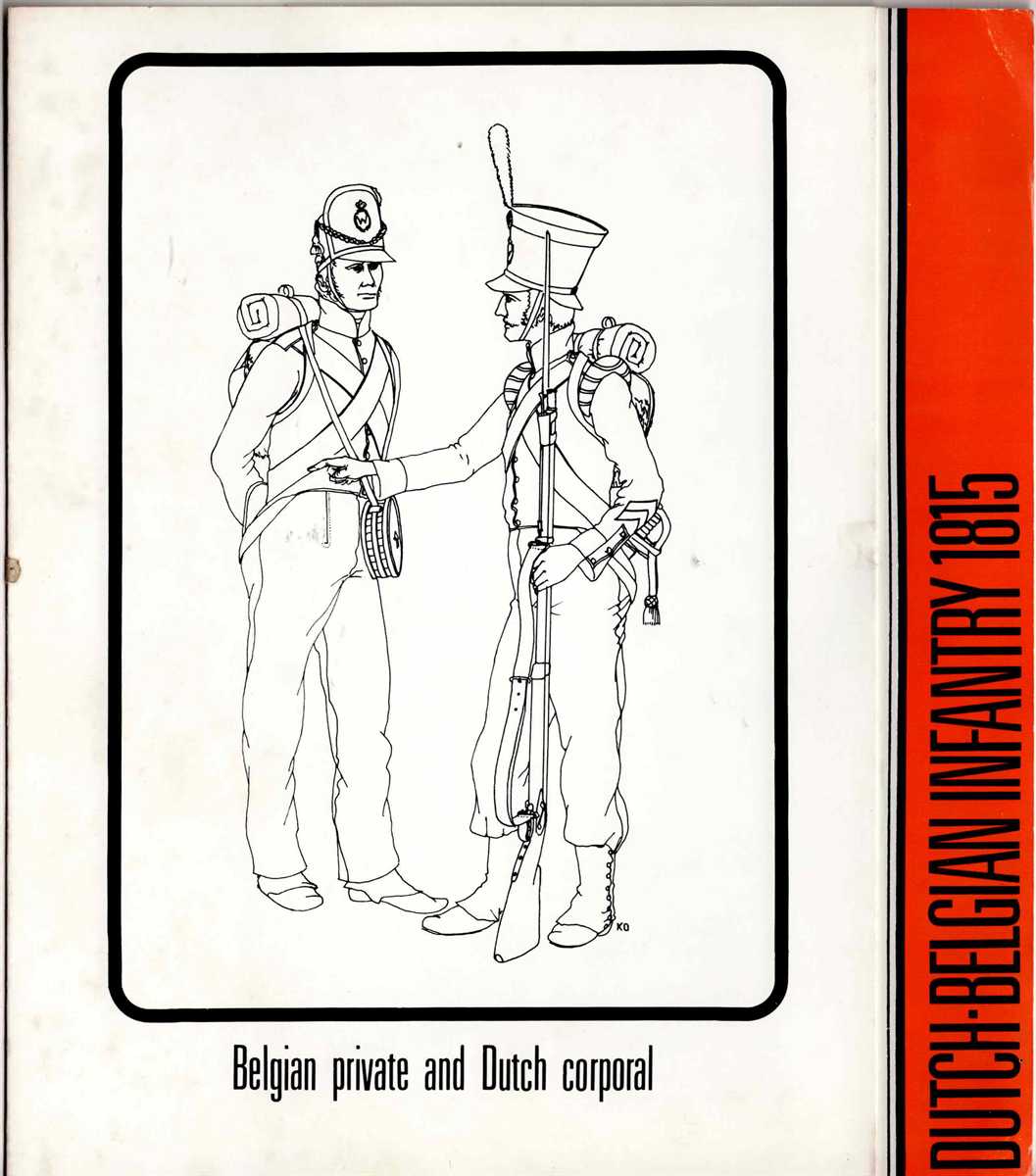 DUTCH-BELGIAN INFANTRY 1815