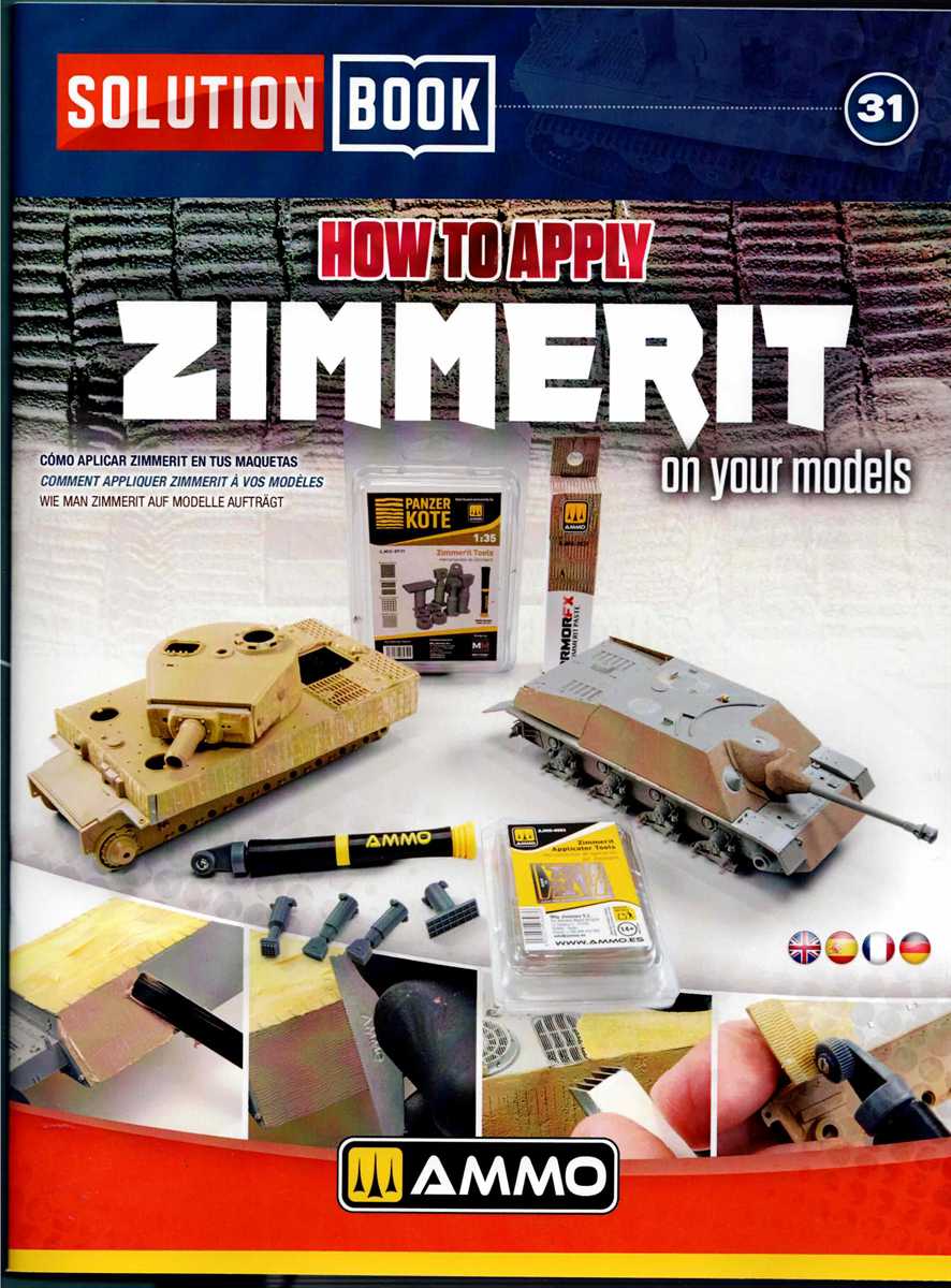 SOLUTION BOOK 31: HOW TO APPLY ZIMMERIT ON YOUR MODELS