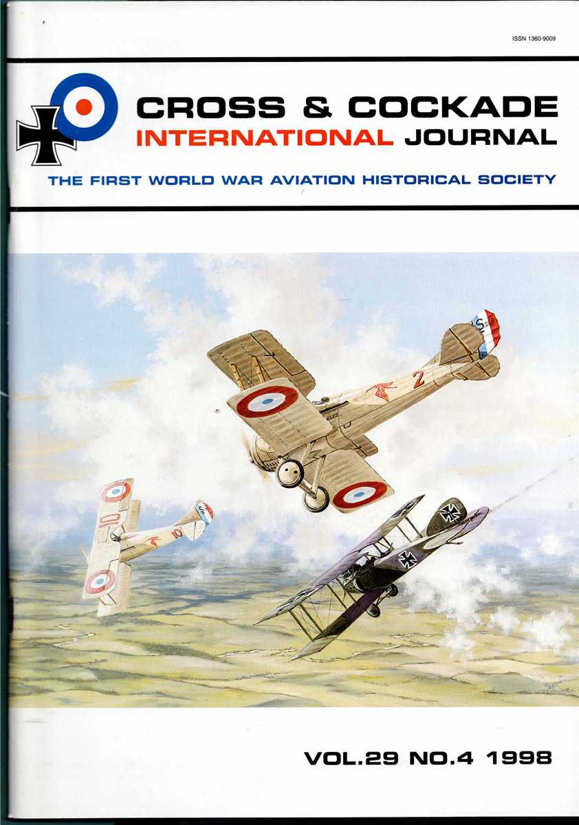 CROSS & COCKADE INTERNATIONAL JOURNAL: VOLUME 29 NUMBER 4 WINTER 1998