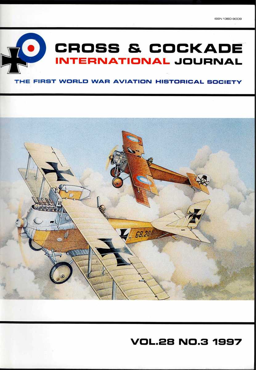 CROSS & COCKADE INTERNATIONAL JOURNAL: VOLUME 28 NUMBER 3 AUTUMN 1997
