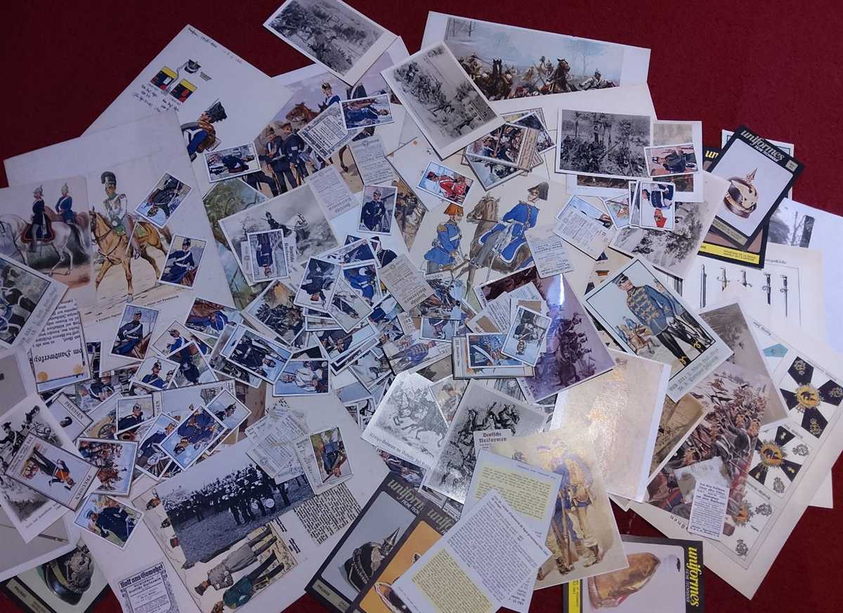 PRUSSIAN UNIFORMS - A COLLECTION OF PICTURES, PRINTS & EPHEMERA (REFERENCE MATERIAL I)