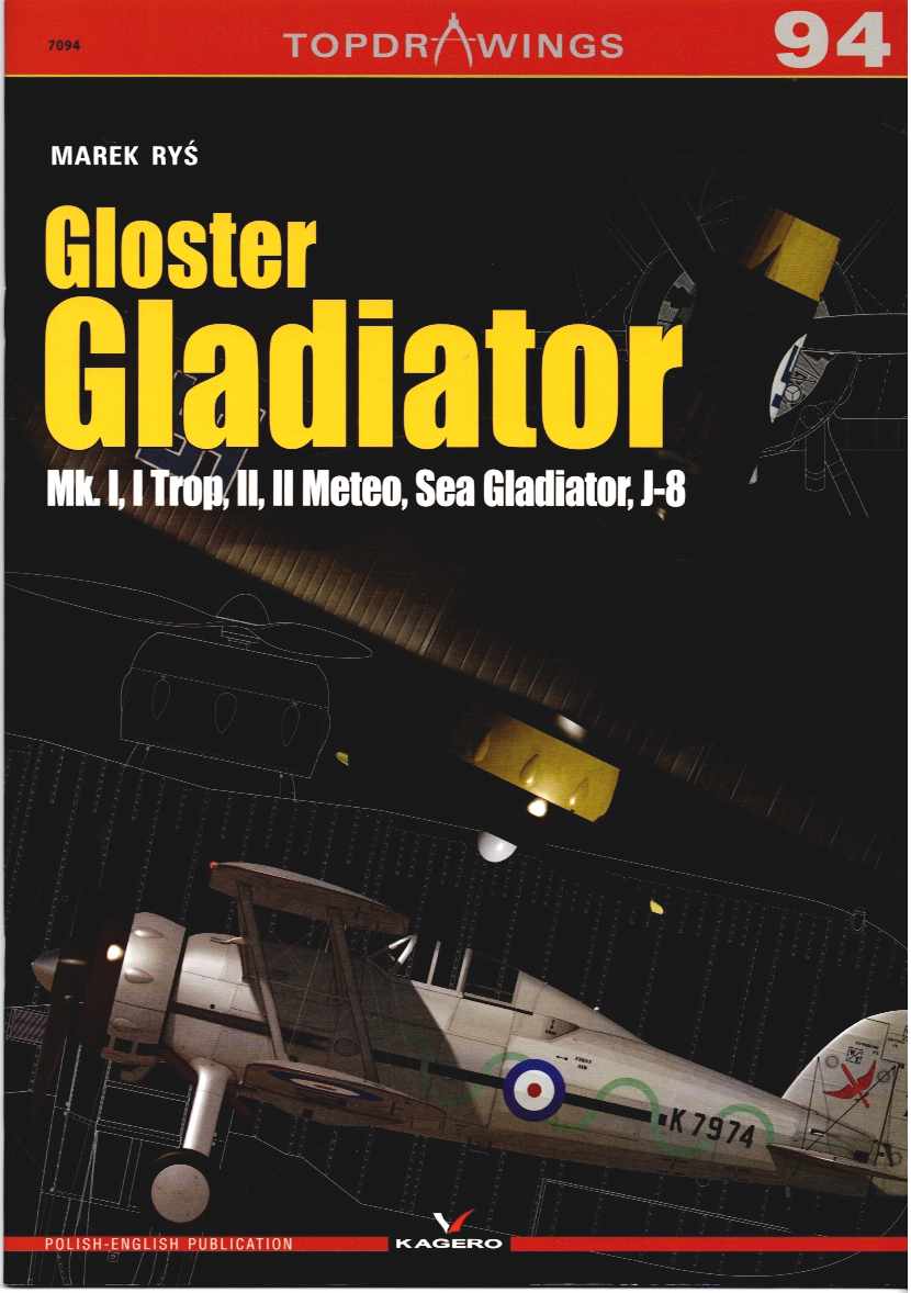 Image for TOPDRAWINGS 94: GLOSTER GLADIATOR TOPDRAWINGS 94: GLOSTER GLADIATOR