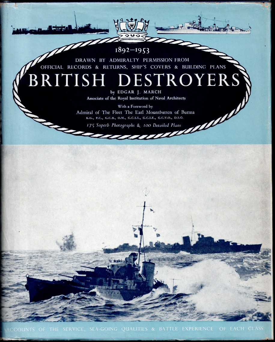 Image for BRITISH DESTROYERS : A HISTORY OF DEVELOPMENT 1892-1953 BRITISH DESTROYERS : A HISTORY OF DEVELOPMENT 1892-1953
