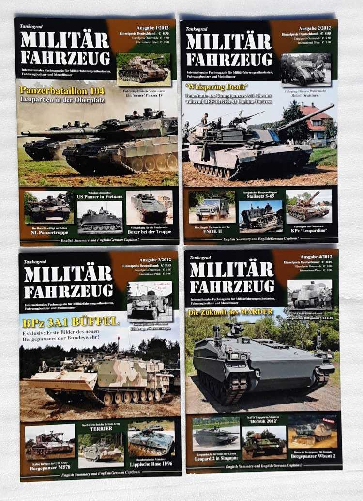 Image for TANKOGRAD MILITARFAHRZEUG 2012 (SET OF FOUR MAGAZINES) TANKOGRAD MILITARFAHRZEUG 2012 (SET OF FOUR MAGAZINES)