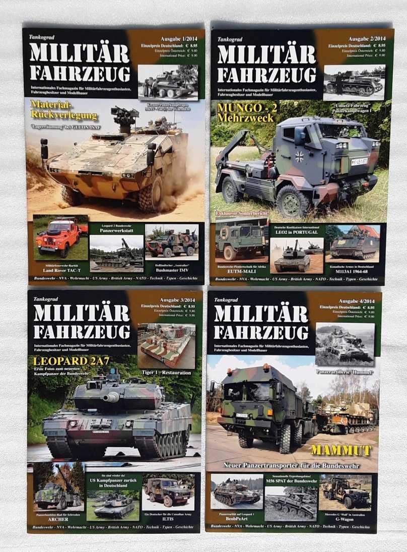 Image for TANKOGRAD MILITARFAHRZEUG 2014 (SET OF FOUR MAGAZINES) (GERMAN TEXT) TANKOGRAD MILITARFAHRZEUG 2014 (SET OF FOUR MAGAZINES) (GERMAN TEXT)