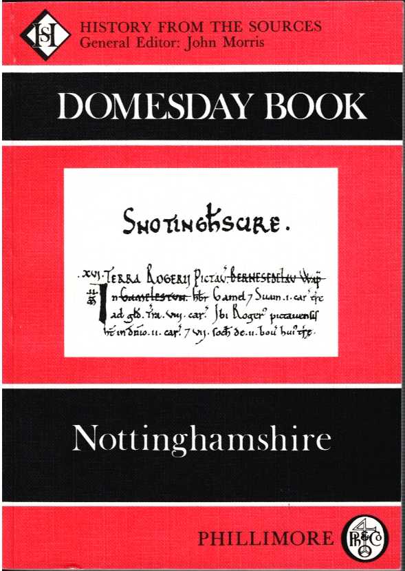 Image for DOMESDAY BOOK 28: NOTTINGHAMSHIRE DOMESDAY BOOK 28: NOTTINGHAMSHIRE