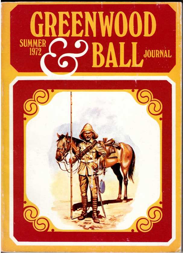 Image for GREENWOOD & BALL JOURNAL: SUMMER 1972 GREENWOOD & BALL JOURNAL: SUMMER 1972