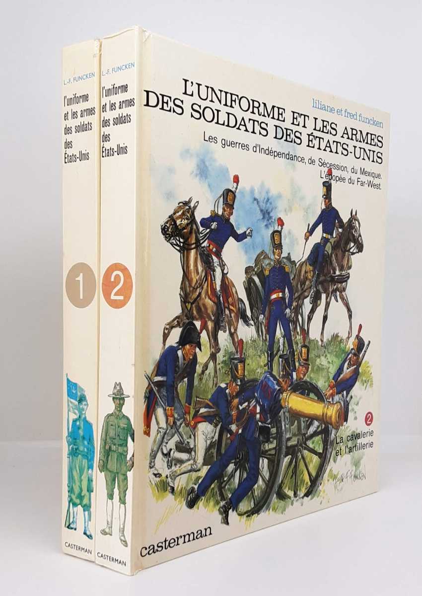 L'UNIFORME ET LES ARMES DES SOLDATS DES ETATS-UNIS : TWO VOLUME SET (FRENCH TEXT)