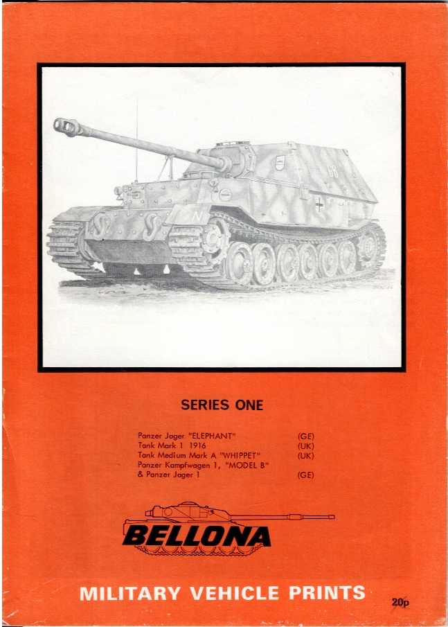 BELLONA MILITARY VEHICLE PRINTS: SERIES ONE (1)