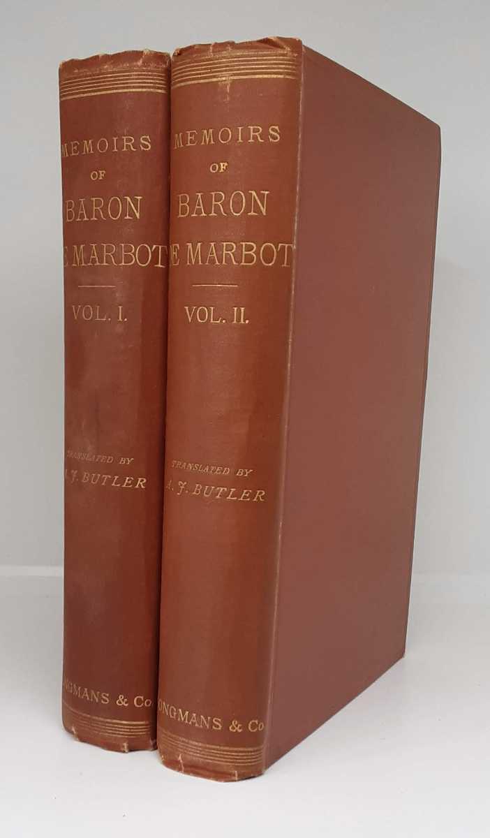 Image for THE MEMOIRS OF BARON DE MARBOT, LATE LIEUTENANT-GENERAL IN THE FRENCH ARMY (TWO VOLUME SET) THE MEMOIRS OF BARON DE MARBOT, LATE LIEUTENANT-GENERAL IN THE FRENCH ARMY (TWO VOLUME SET)