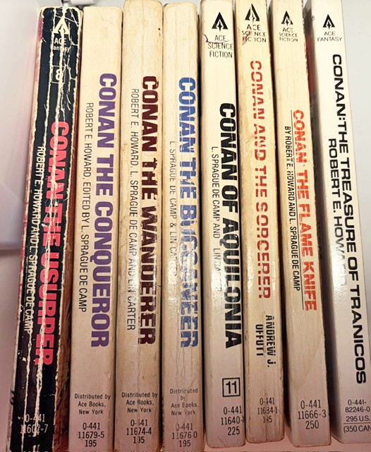 Conan, Eight Titles from Ace Books