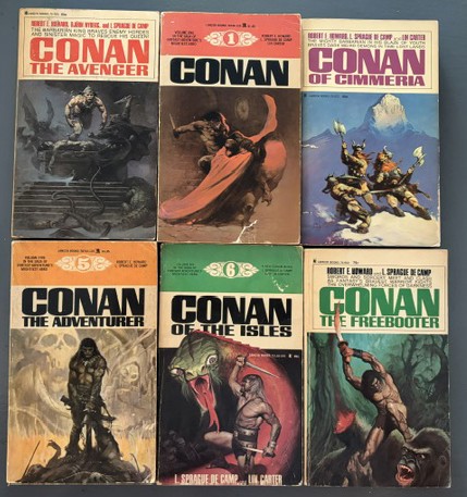 Image for Six Lancer Books Conan Titles Six Lancer Books Conan Titles
