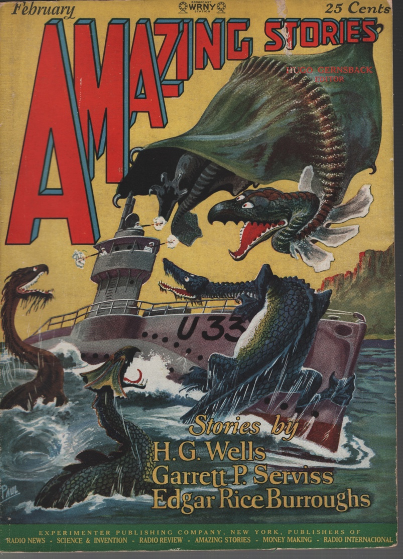 Image for The Land That Time Forgot in Amazing Stories.