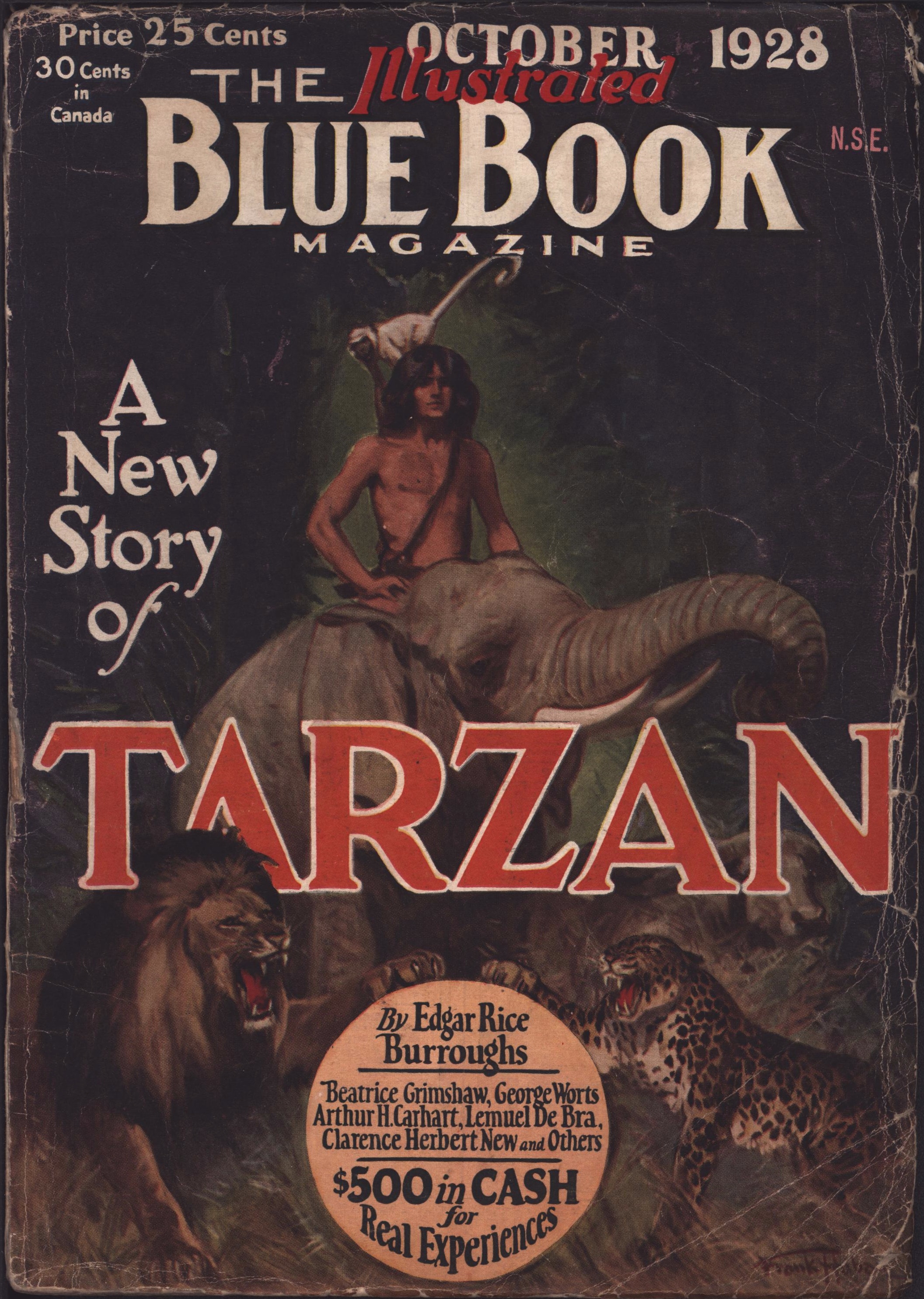 Image for Tarzan and the Lost Empire in Blue Book Magazine