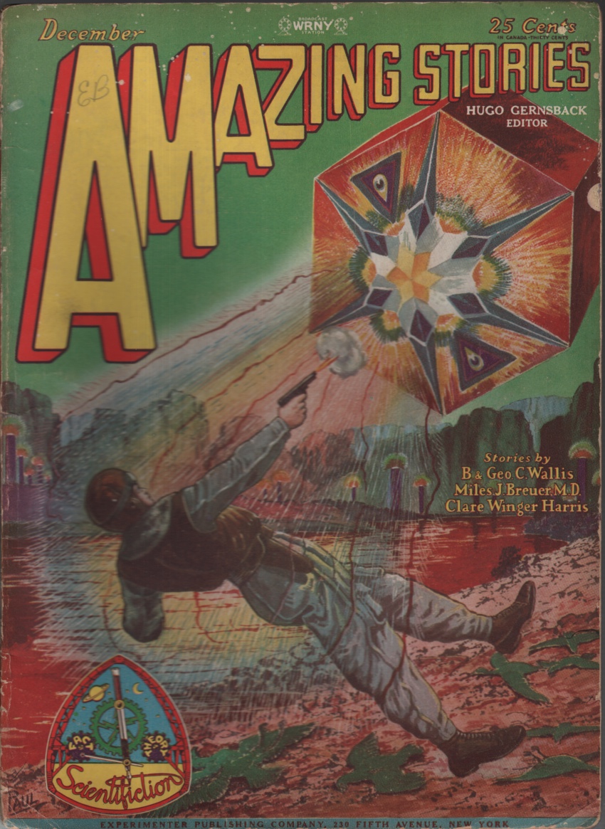 Image for Amazing Stories 1928 December. Contains the Metal Man