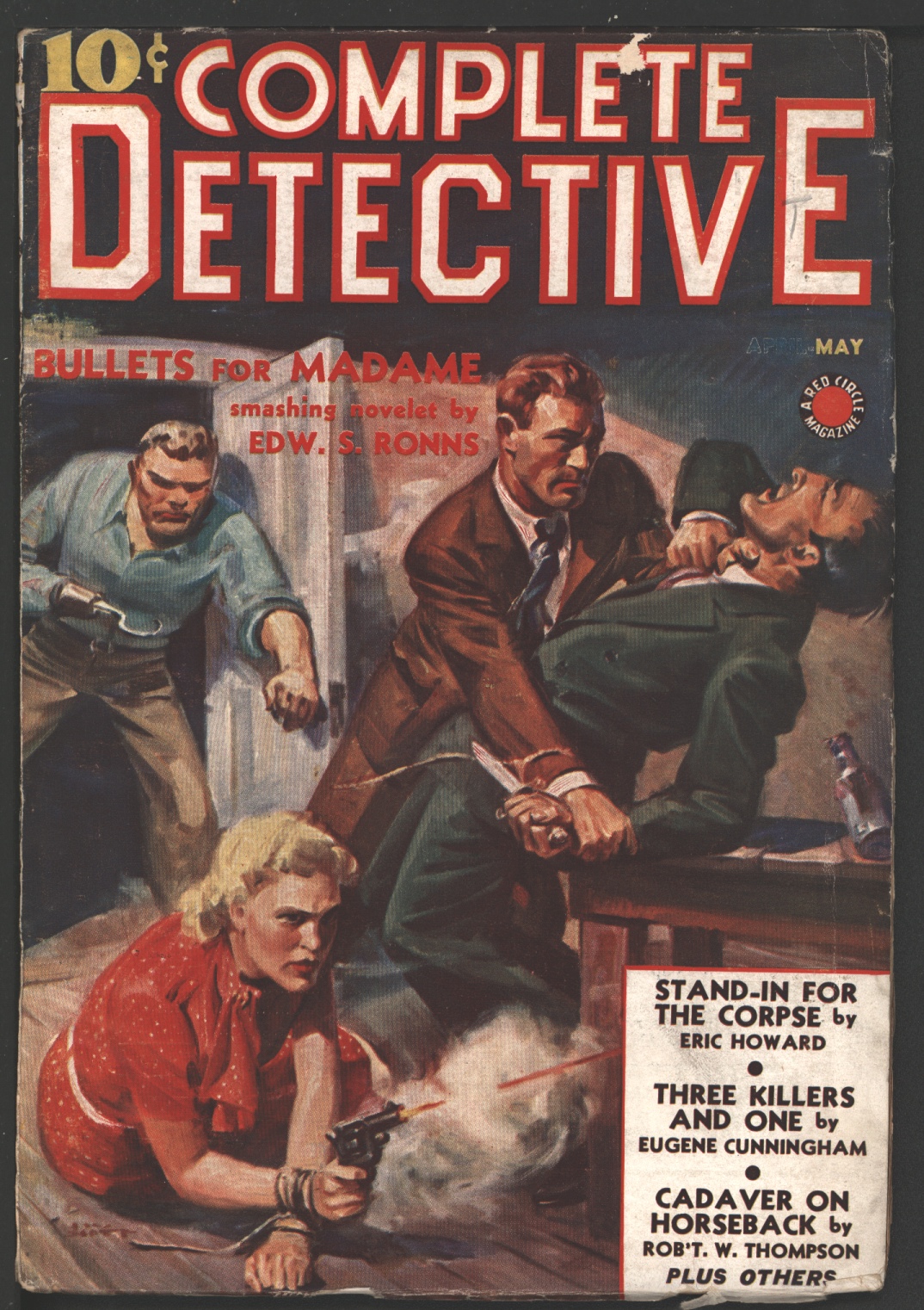 Image for Complete Detective 1939 May. Bondage Cover.