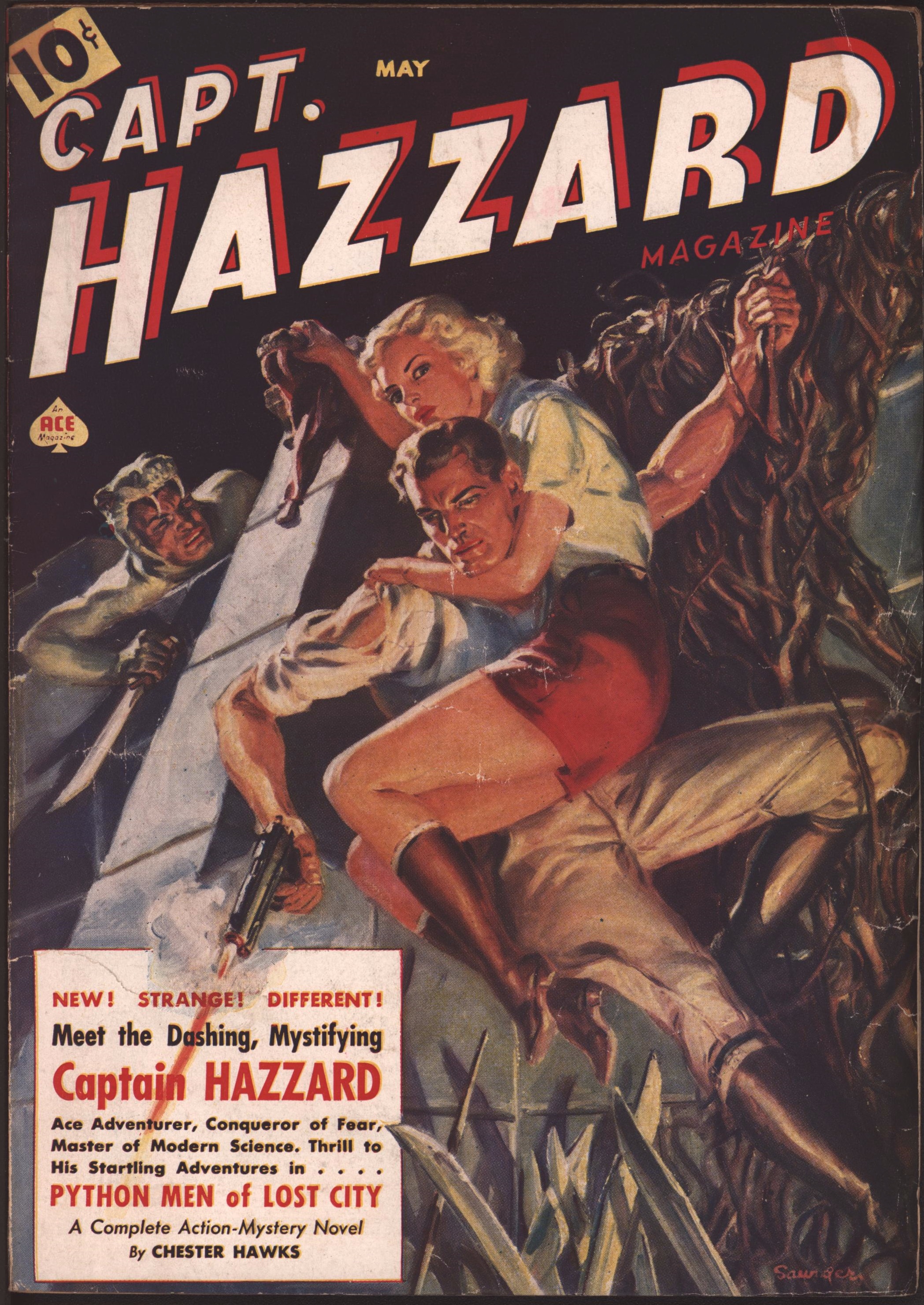 Image for Captain Hazzard 1938 May, #1.