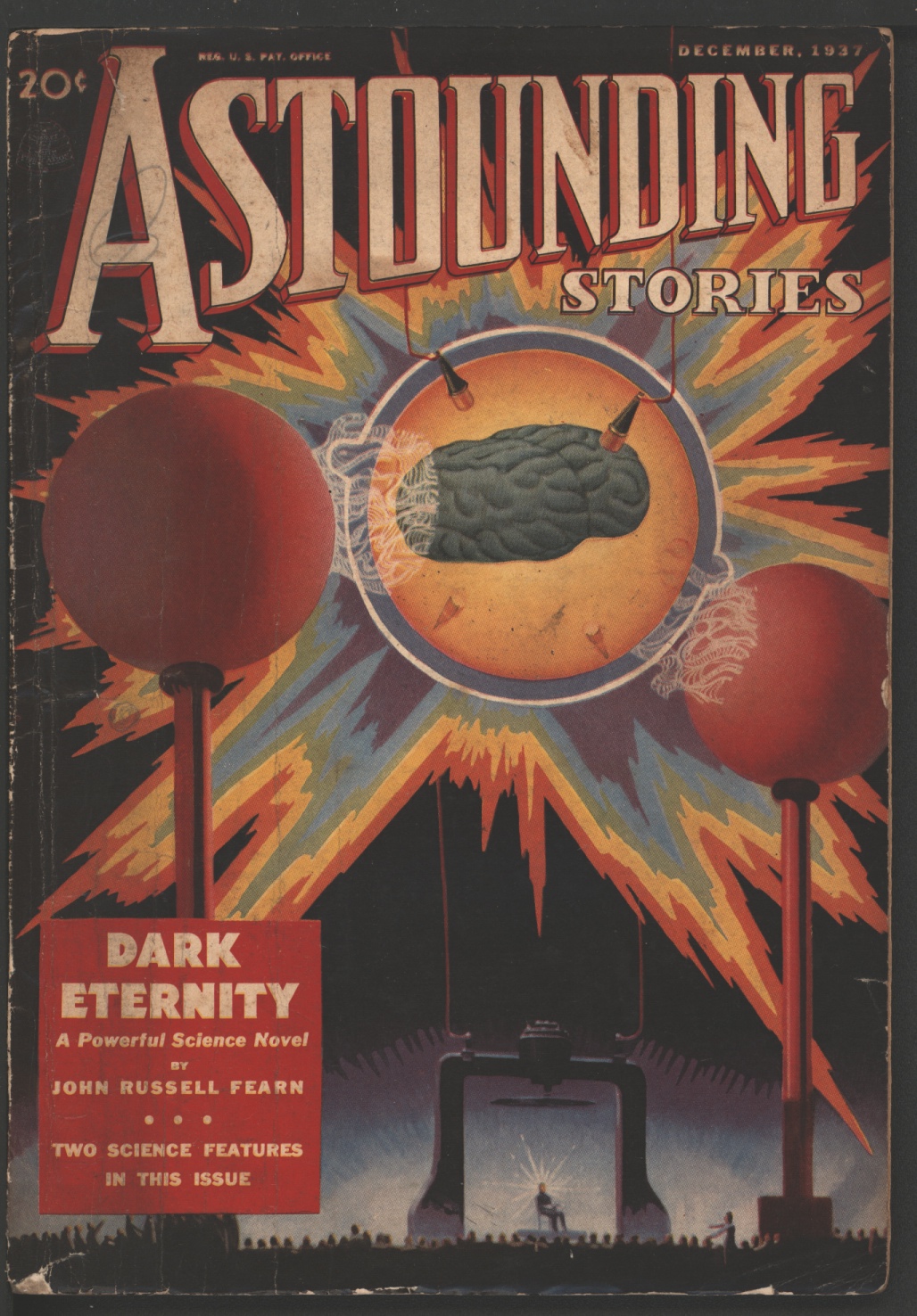 Image for Astounding Stories 1937 December. "Galactic Patrol" Part 4