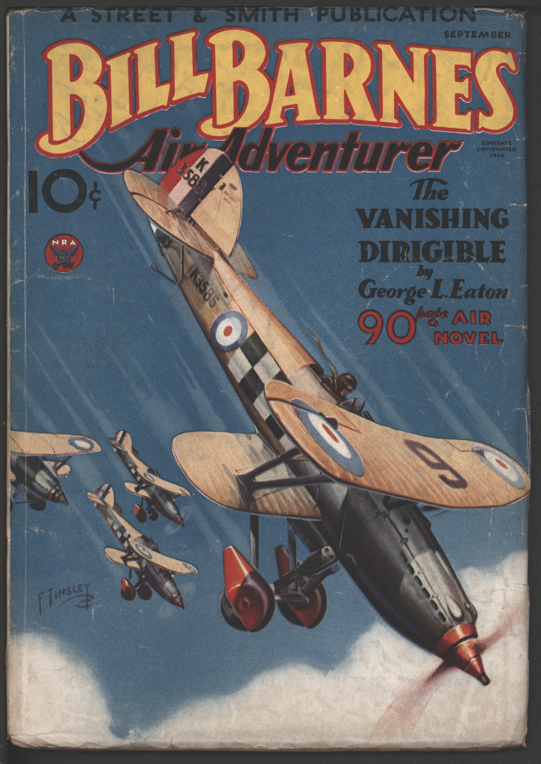 Image for Bill Barns Air Adventurer 1934 September.