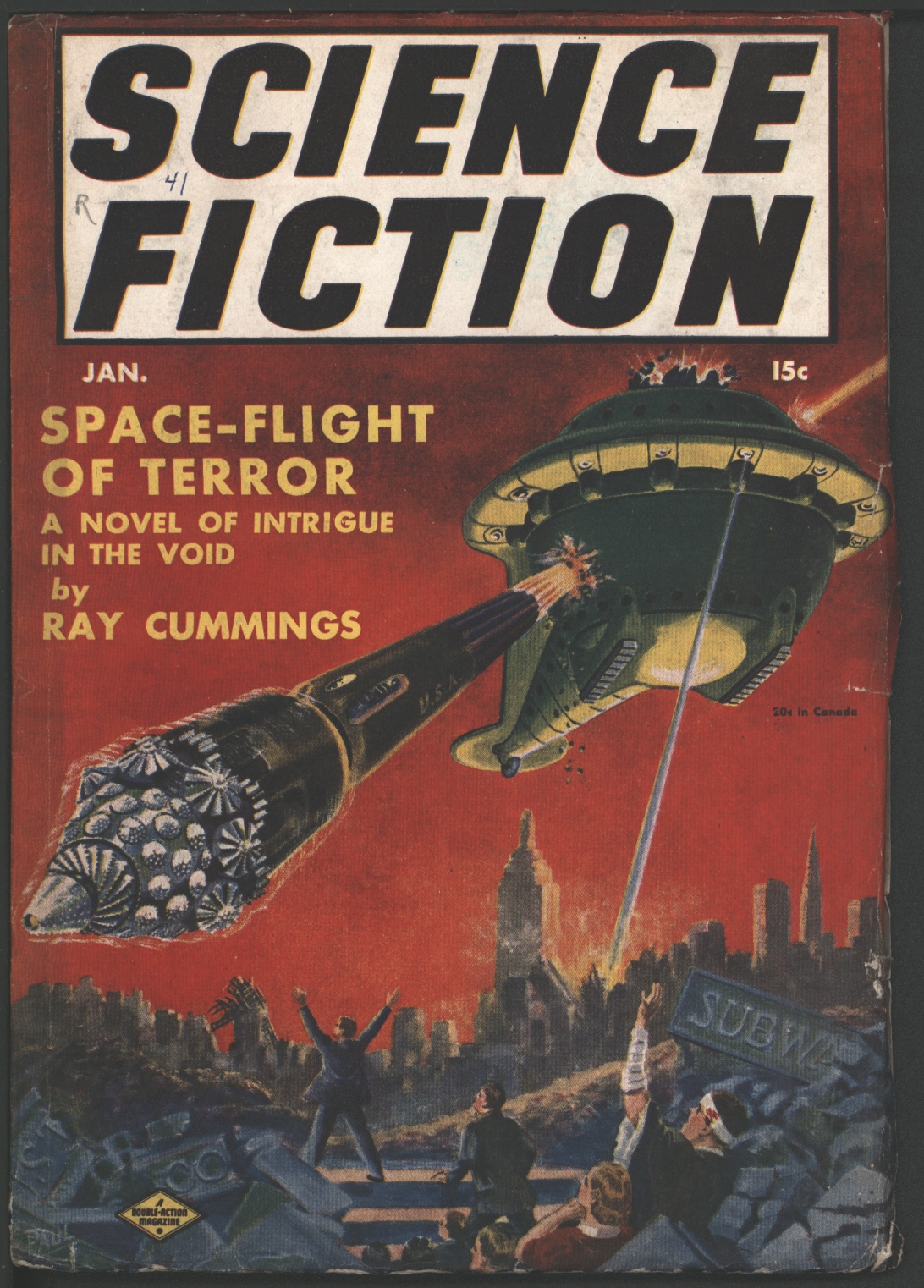 Image for Science Fiction 1941 January.