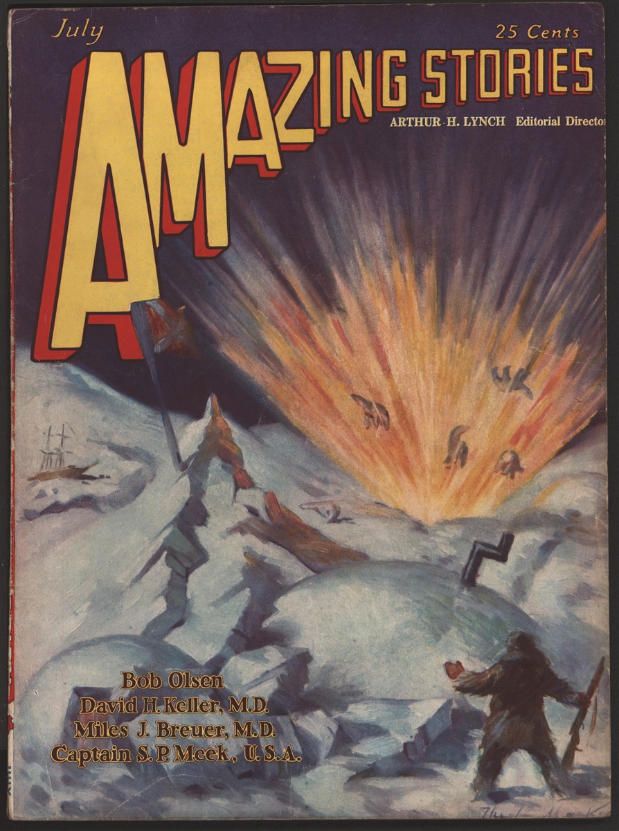 Image for Amazing Stories 1929 July.