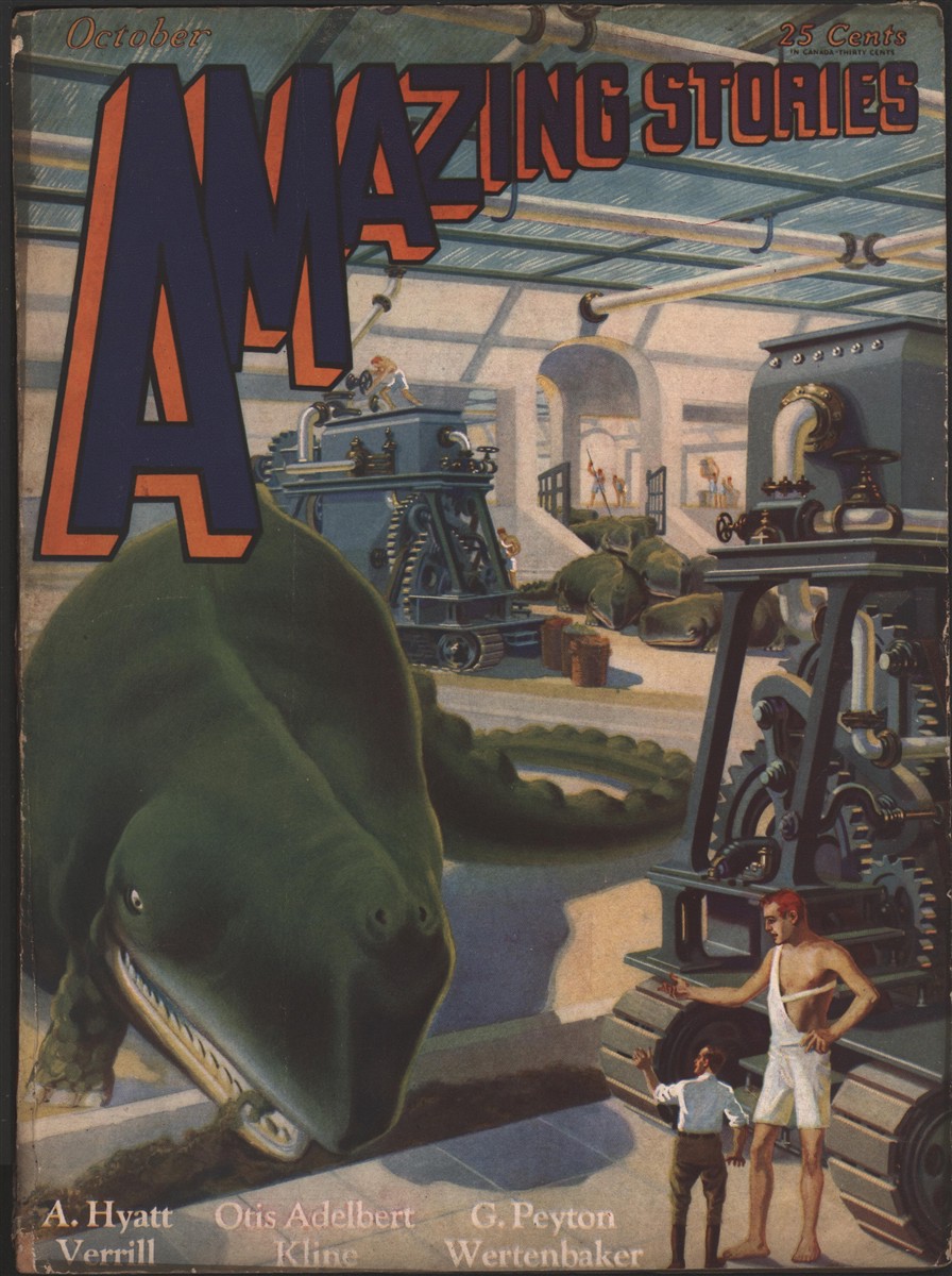 Image for Amazing Stories 1929 October.