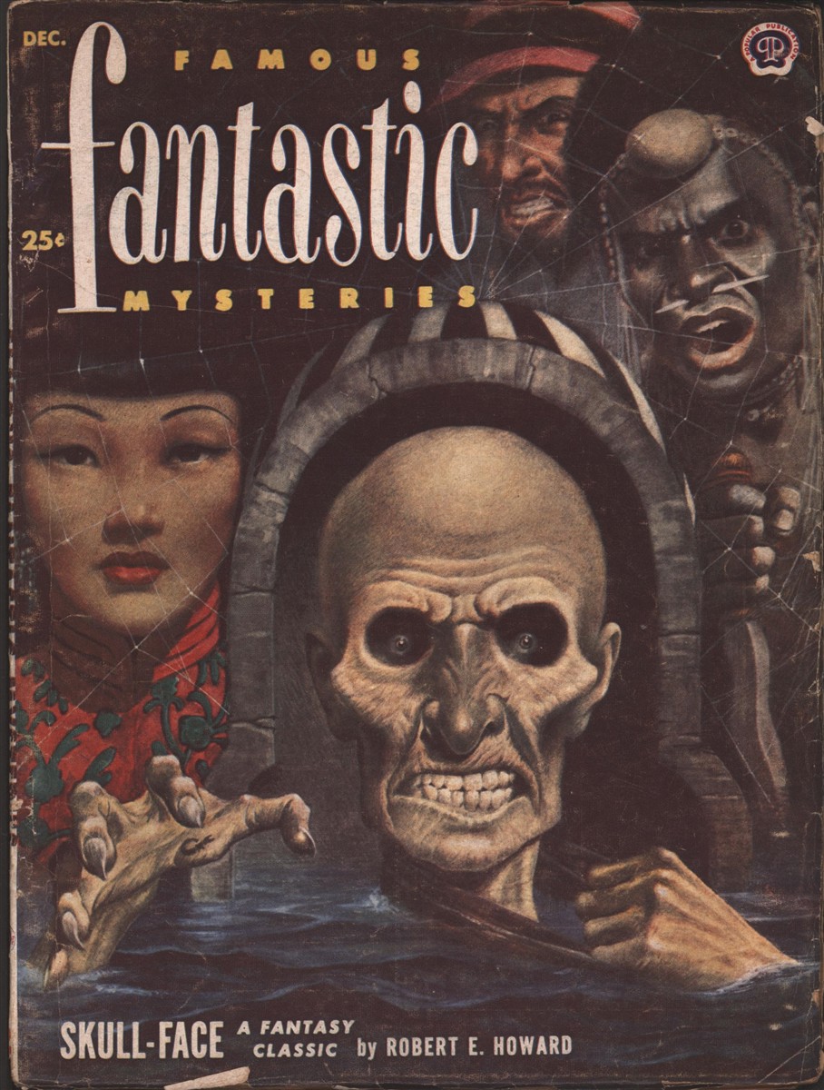 Image for Famous Fantastic Mysteries 1952 December. Skull-Face