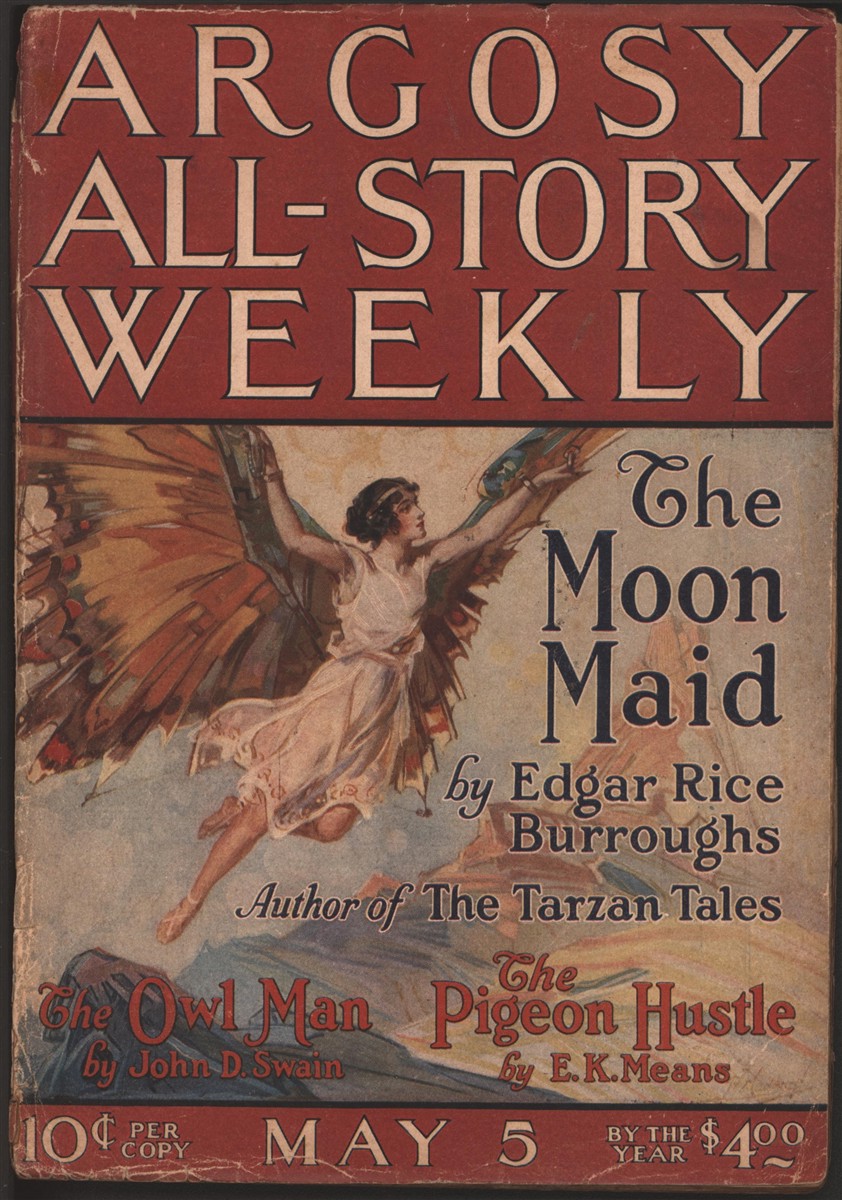 Image for Argosy All-Story Weekly the Moon Maid by Edgar Rice Burroughs. all Five Parts: 1923, May 5, 12, 19, 26 & June 2