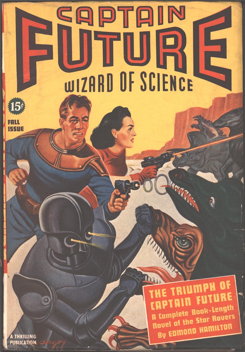 Captain Future 1940 Fall 4 Robot Cover   7212 