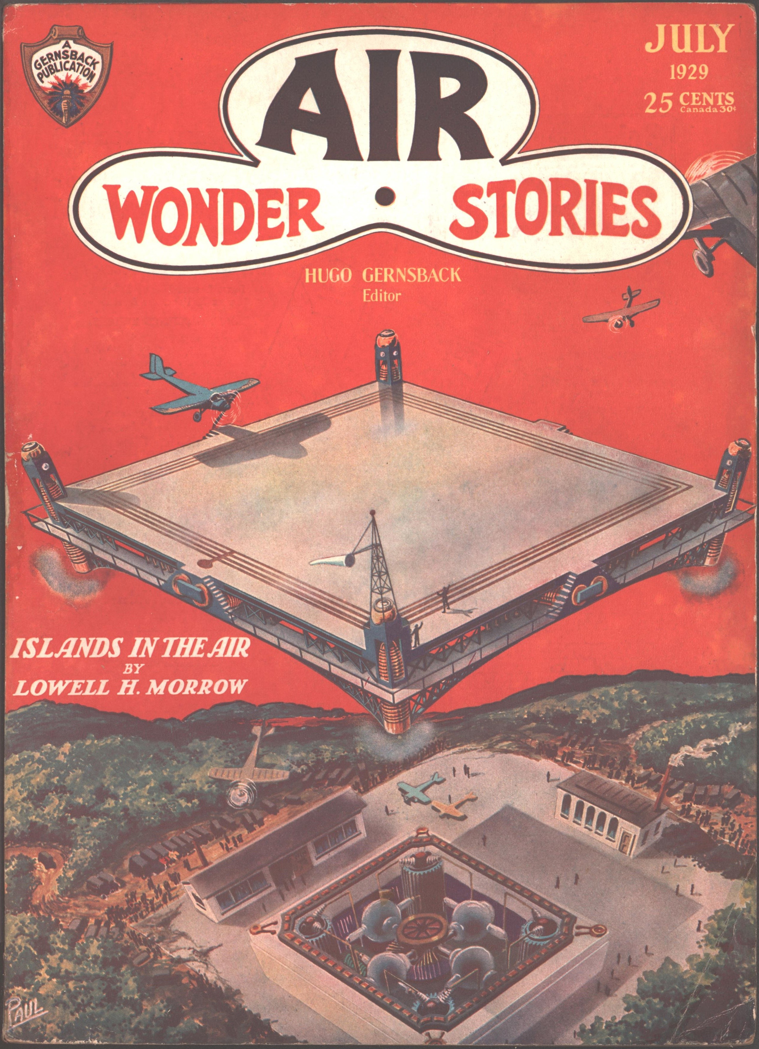 Image for Air Wonder Stories 1929 July, #1.