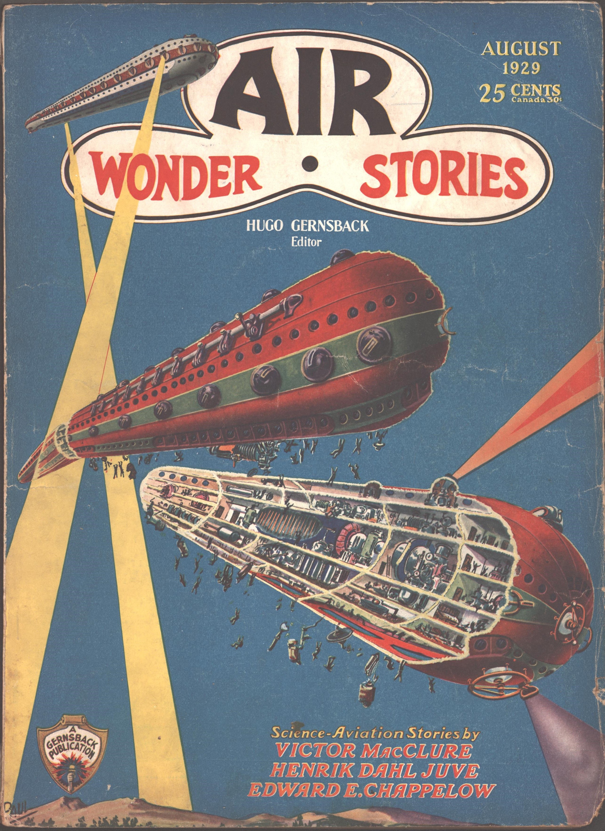 Image for Air Wonder Stories 1929 August, #2.