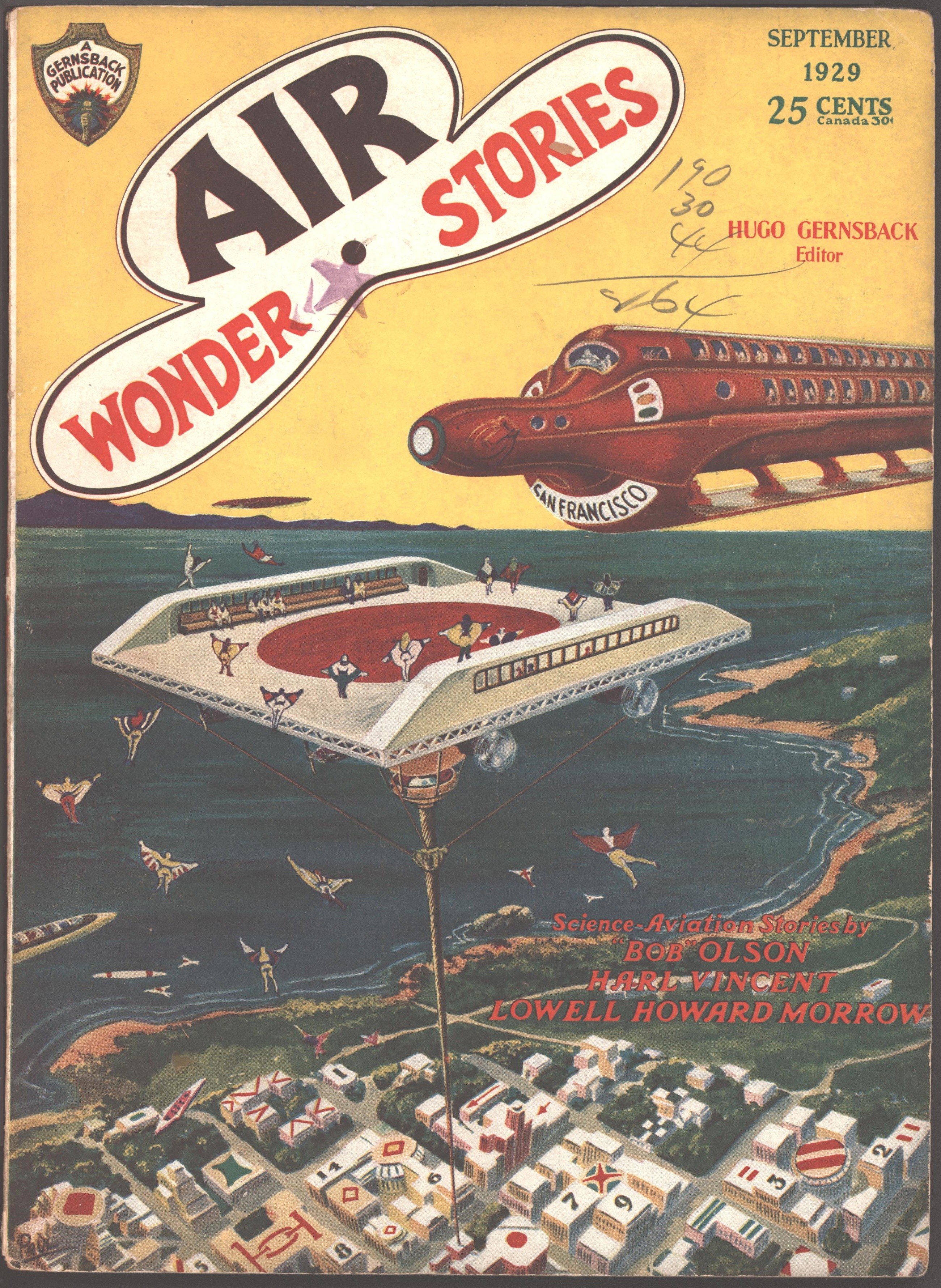 Image for Air Wonder Stories 1929 September, #3.