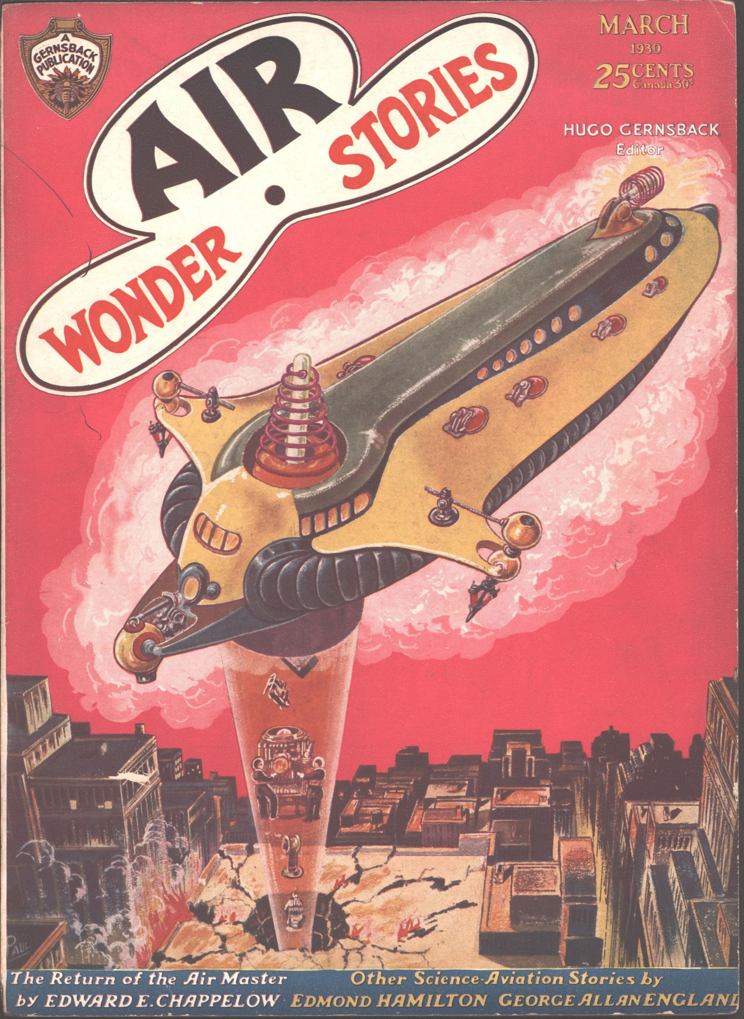 Image for Air Wonder Stories 1930 March.