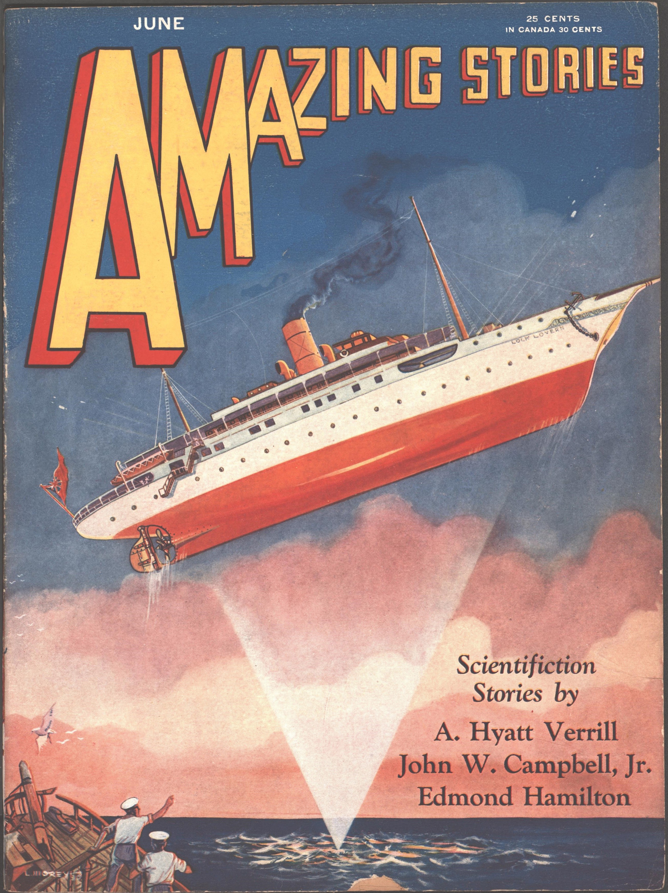 Image for Amazing Stories 1930 June.