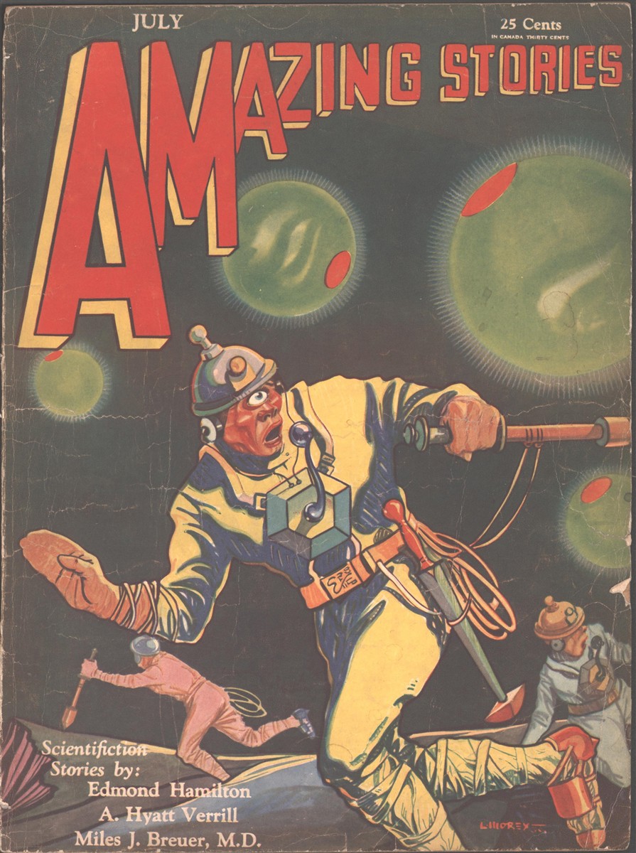 Image for Amazing Stories 1930 July.