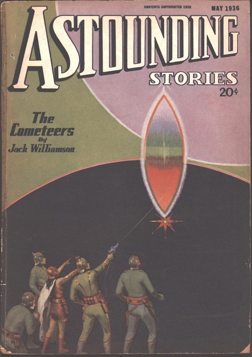 Image for Astounding Stories 1936 May. Contains the Commeteers Pt. 1