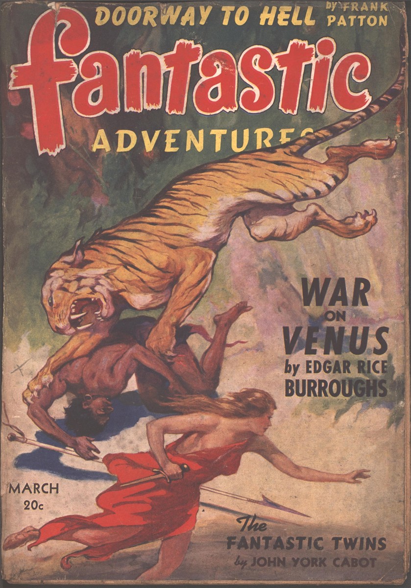 Image for Fantastic Adventures 1942 March. Contains War on Venus