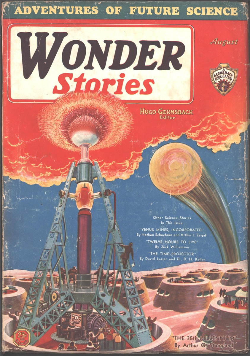 Image for Wonder Stories 1931 August. Contains Twelve Hours to Live