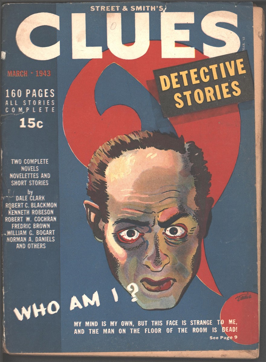 Image for Clues Detective Stories 1943 March.