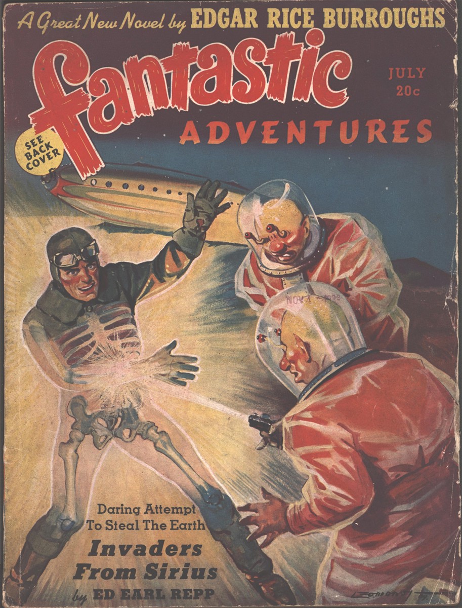 Image for Fantastic Adventures 1939 July, #2. Contains the Scientists Revolt