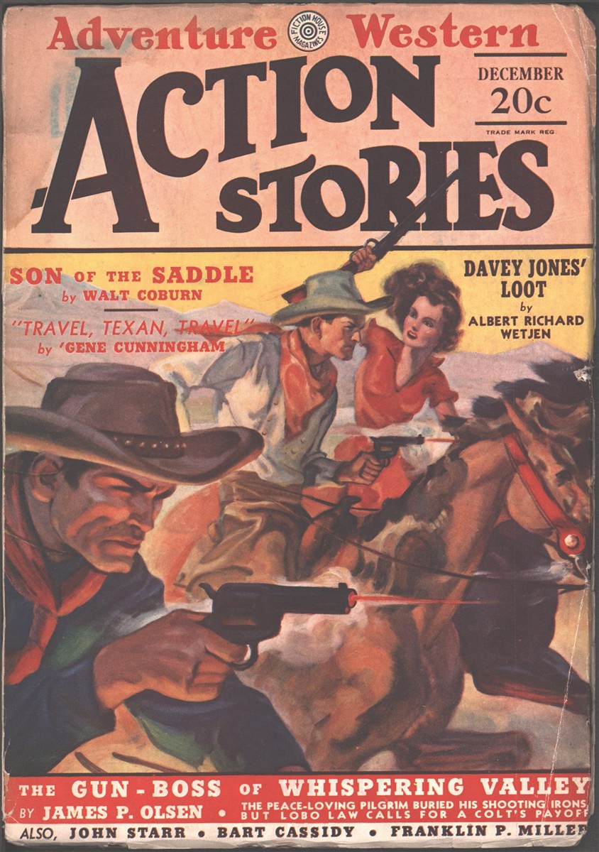 Image for Action Stories 1938 December.