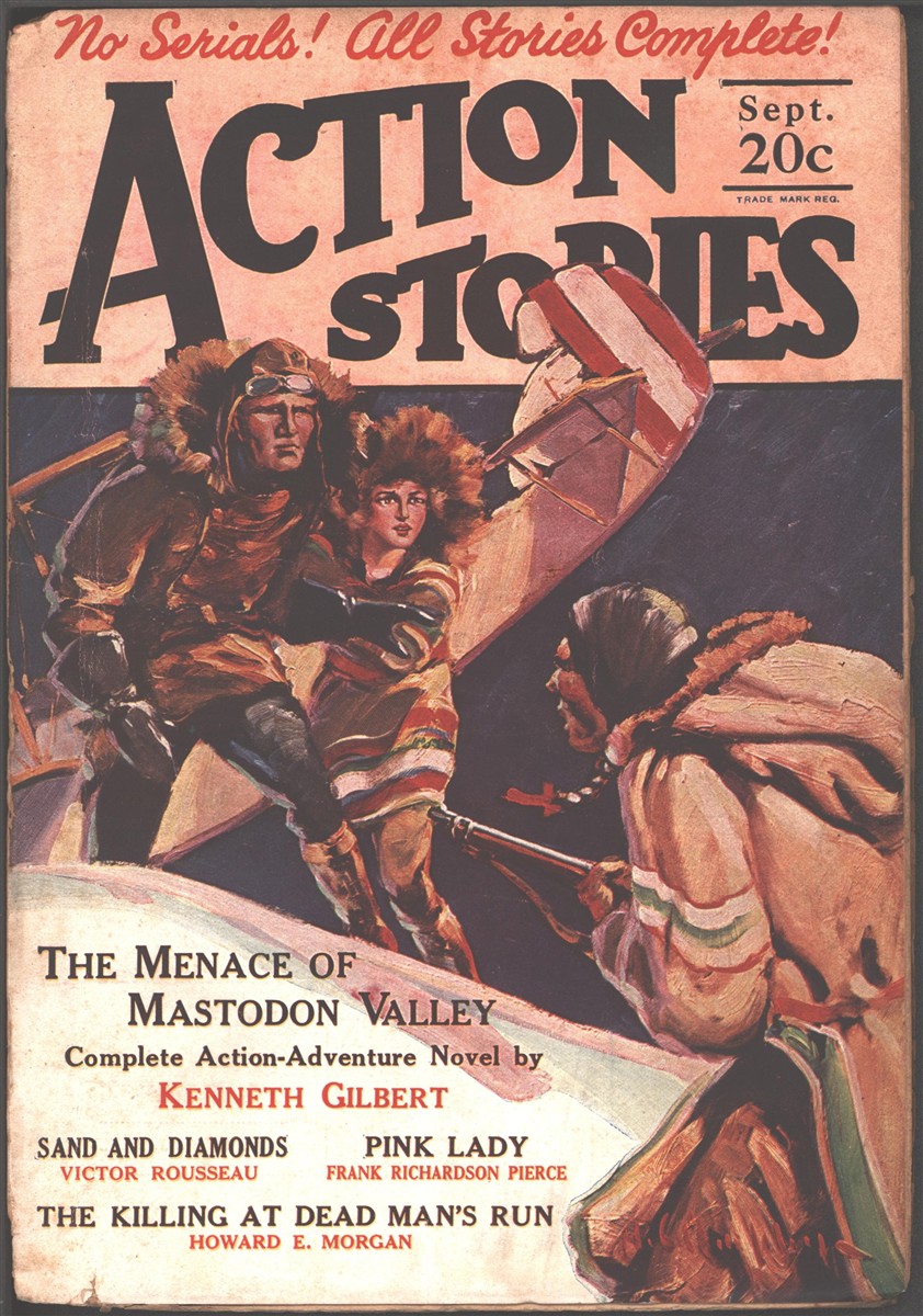 Image for Action Stories 1936 September.