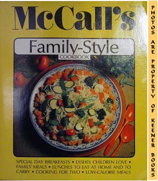 Image for McCall's Family-Style Cookbook, Vol. 5: McCall's New Cookbook Collection Series