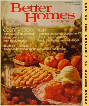ROBERTSON, MARY ANN (EDITOR) - Better Homes and Gardens Magazine: August 1972 Vol. 50, No. 8 Issue