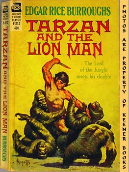 BURROUGHS, EDGAR RICE - Tarzan and the Lion Man: The Lord of the Jungle Meets His Double : Ace F-212, #17: The Famous Tarzan Series by Edgar Rice Burroughs Series