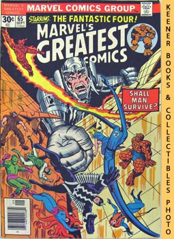 LEE, STAN / KIRBY, JACK - Marvel's Greatest Comics Starring the Fantastic Four: Shall Man Survive? - Vol. 1 No. 65, September 1976