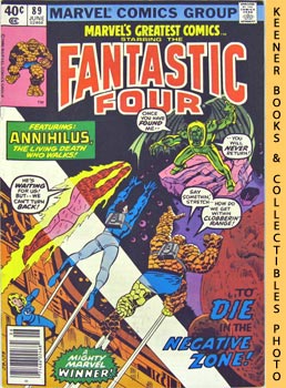 LEE, STAN - Marvel's Greatest Comics Starring the Fantastic Four: Death in the Negative Zone! - Vol. 1 No. 80, June 1980