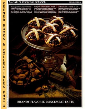 LANGAN, MARIANNE / WING, LUCY (EDITORS) - Mccall's Cooking School Recipe Card: Pies, Pastry 20 - Mincemeat Tarts : Replacement Mccall's Recipage or Recipe Card for 3-Ring Binders : Mccall's Cooking School Cookbook Series