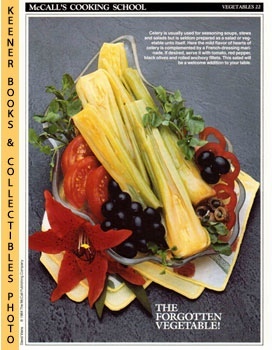LANGAN, MARIANNE / WING, LUCY (EDITORS) - Mccall's Cooking School Recipe Card: Vegetables 22 - Marinated Celery Hearts : Replacement Mccall's Recipage or Recipe Card for 3-Ring Binders : Mccall's Cooking School Cookbook Series
